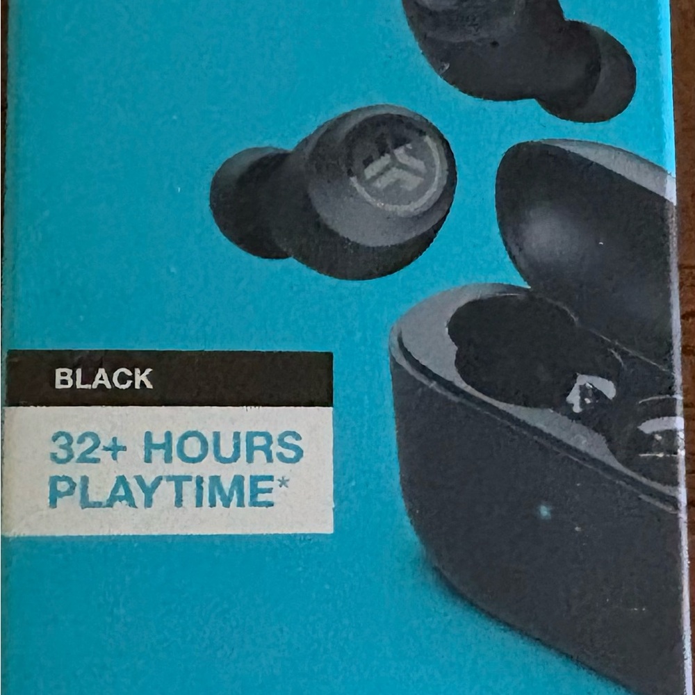 Black Wireless Earbuds with Charging Case